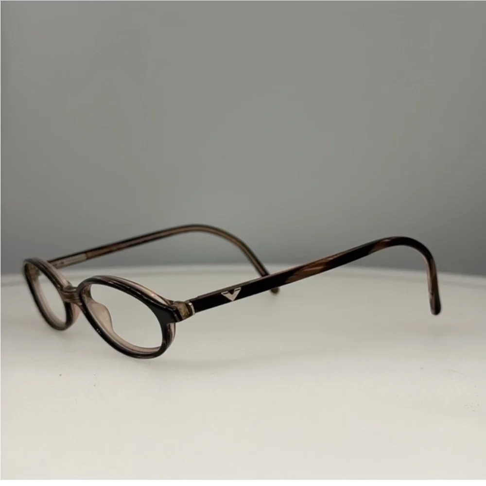 Authentic Valentino luxury designer Tortoise Oval prescription Eyeglasses frames